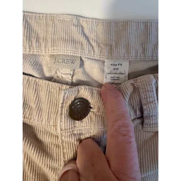 J.Crew Matchstick Skinny Corduroy Pants Beige Women Scandi Girl 14/16 - Picture 3 of 9
